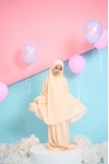Telekung Travel Polkadot Dotter Mellow Yellow  